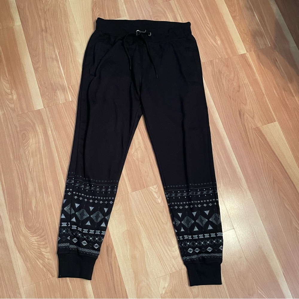 Black jogger sweatpants